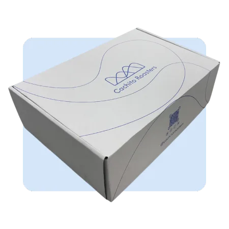 caja blanca suscripcion cachito coffee roasters para café de especialidad