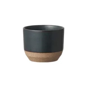 taza de kinto ceramica negra 180ml 1